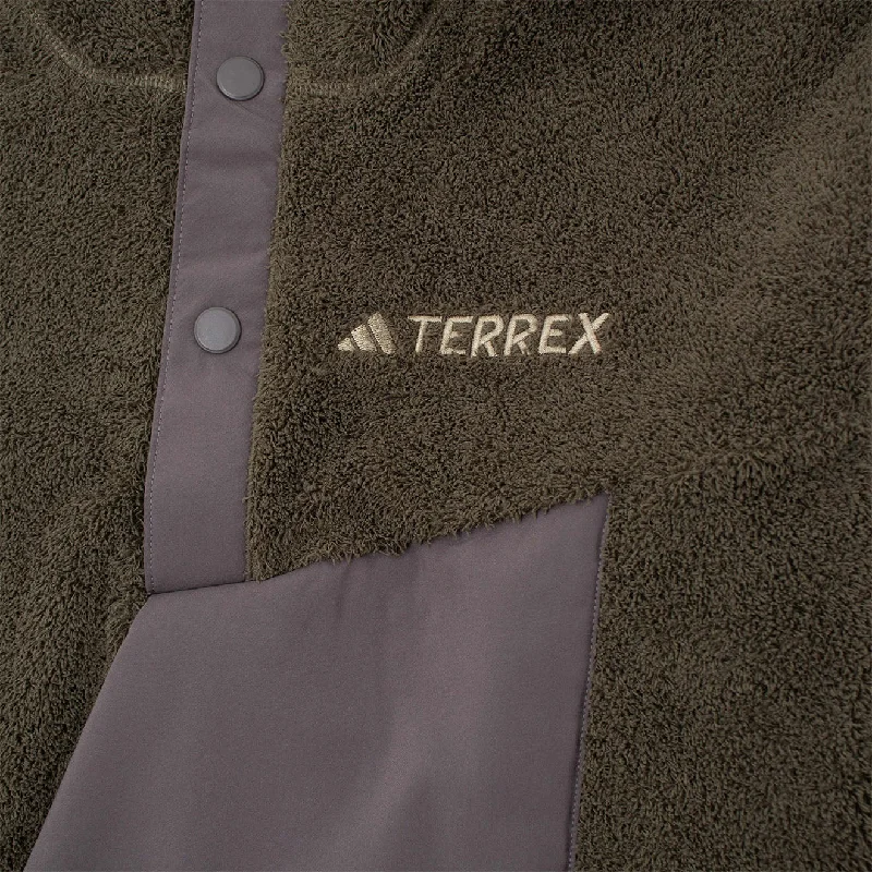 Adidas Terrex Xploric High Pile Fleece Olive Strata