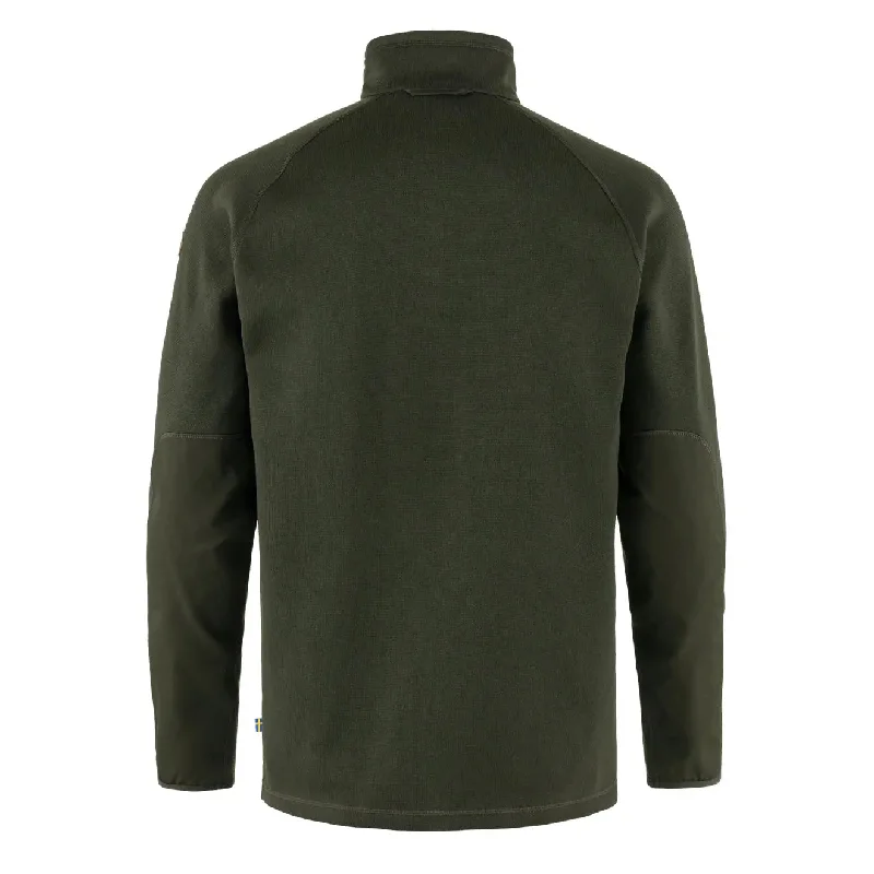 Fjallraven Ovik Fleece Half Zip Deep Forest