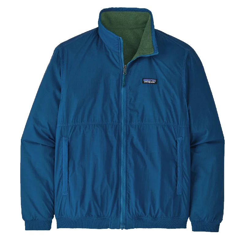 Patagonia Reversible Shelled Microdini Fleece Jacket Endless Blue