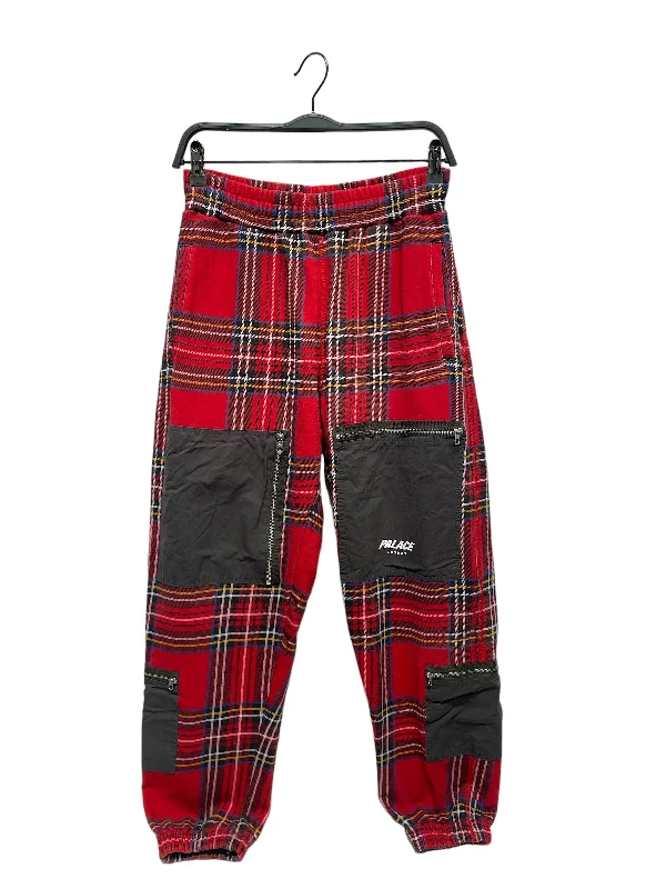 PALACE/Straight Pants/S/Cotton/RED/Plaid/