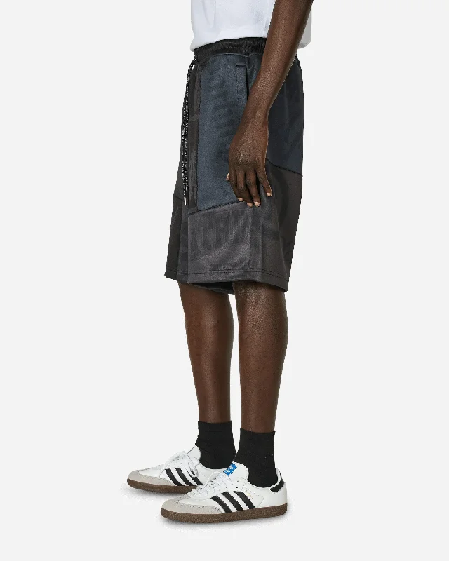 Patchwork Basketball Shorts Black