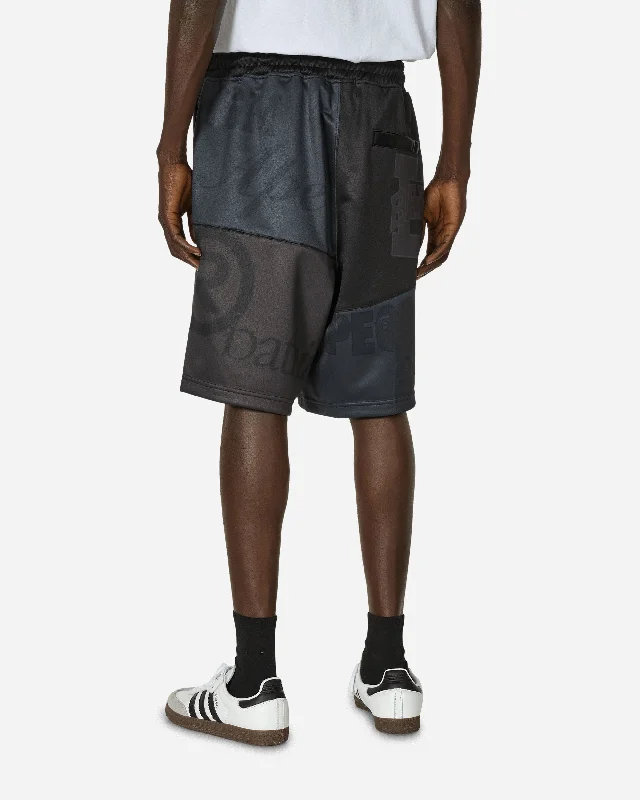 Patchwork Basketball Shorts Black