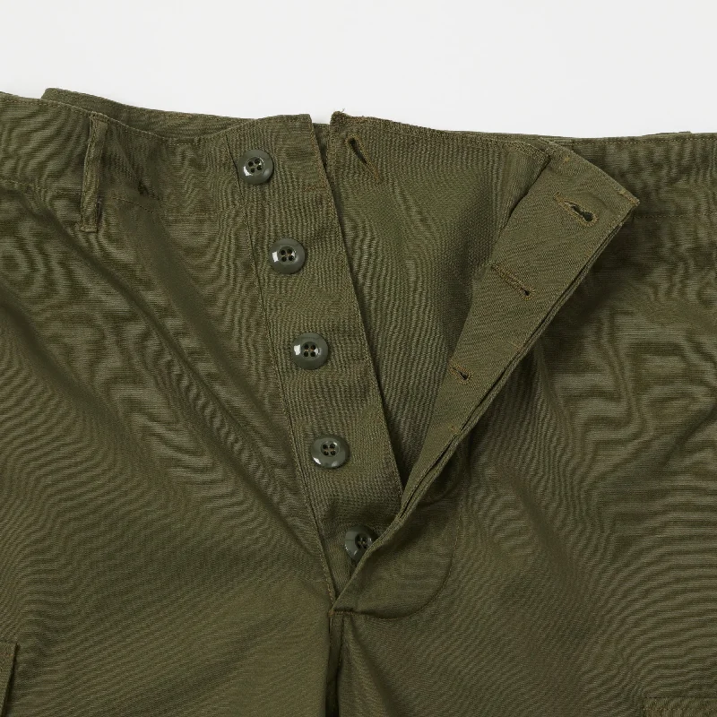 Buzz Rickson's Wind Resistant Poplin Trouser - Olive