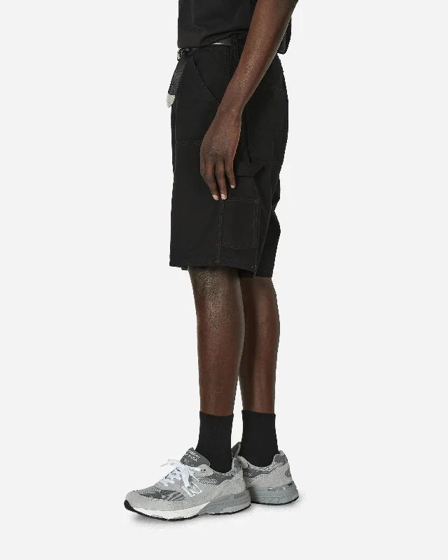 Double Knee Shorts Black