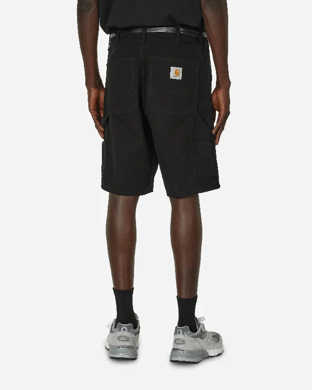 Double Knee Shorts Black