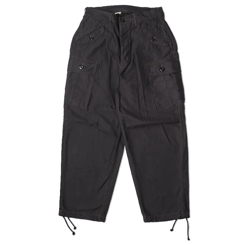 Freewheelers 2122004 'Jungle Fatigues' Tropical Trousers - Black