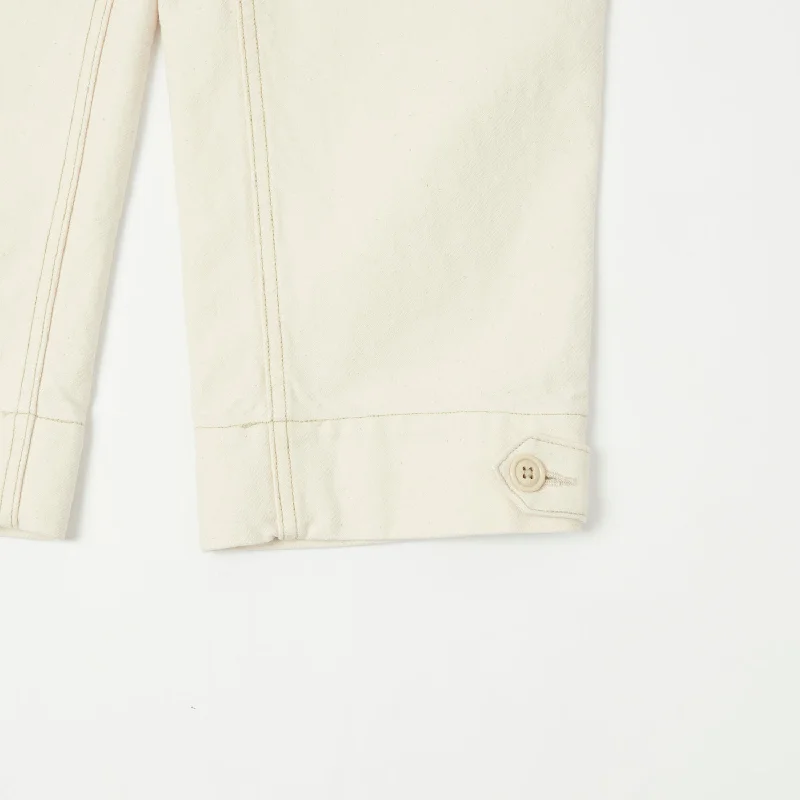 Freewheelers Aviators Trouser - Yarn-Dyed Raw White