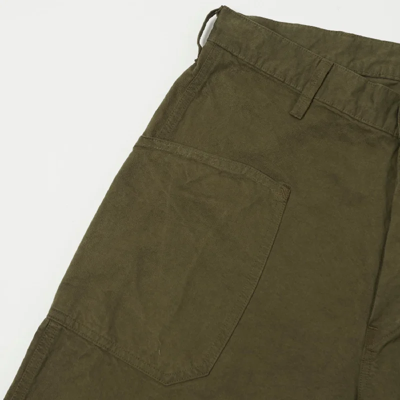 Full Count 1119-3 Old Japanese Twill US Navy Trouser - Olive Drab