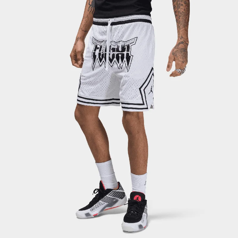 Jordan Dri-FIT 'Flight' Sport Diamond Shorts White / Black