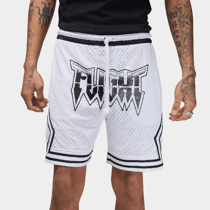 Jordan Dri-FIT 'Flight' Sport Diamond Shorts White / Black