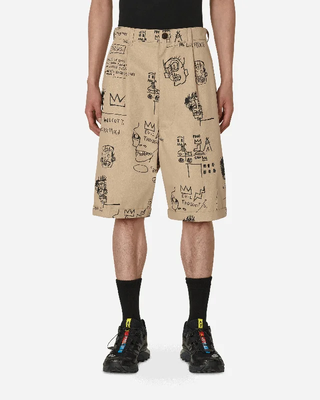 Jean-Michel Basquiat Chino Shorts Beige