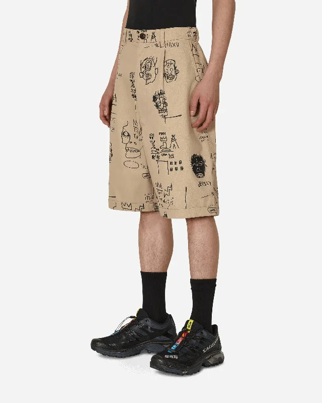 Jean-Michel Basquiat Chino Shorts Beige