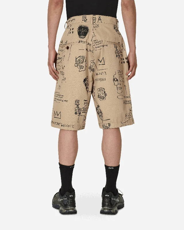 Jean-Michel Basquiat Chino Shorts Beige