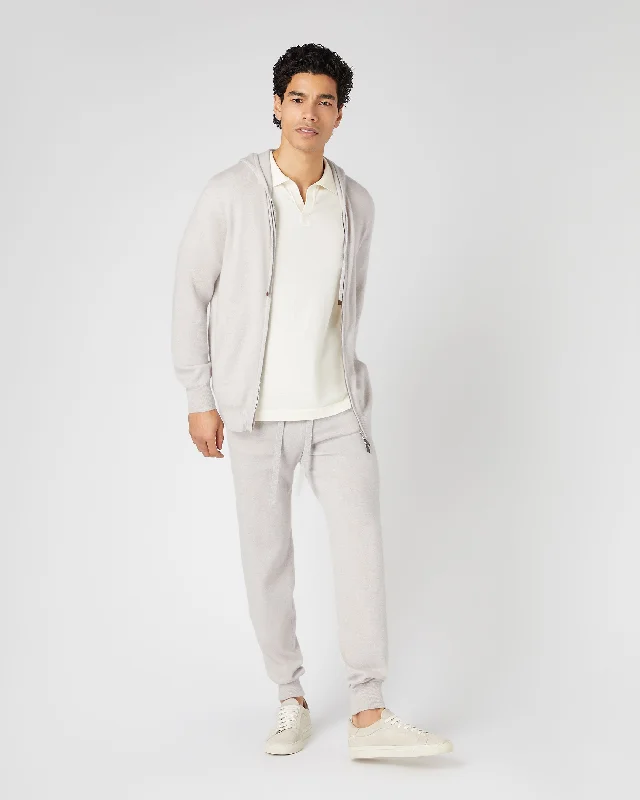 Men's Brompton Cashmere Jogger Pebble Grey