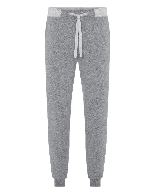 Men's Cashmere Lounge Pants Flannel Grey