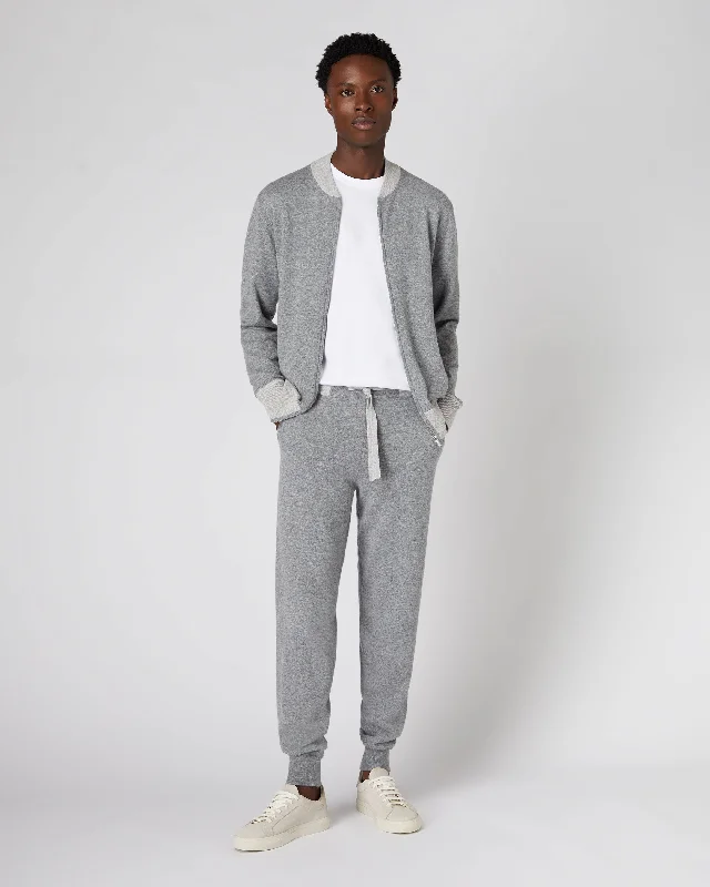 Men's Cashmere Lounge Pants Flannel Grey