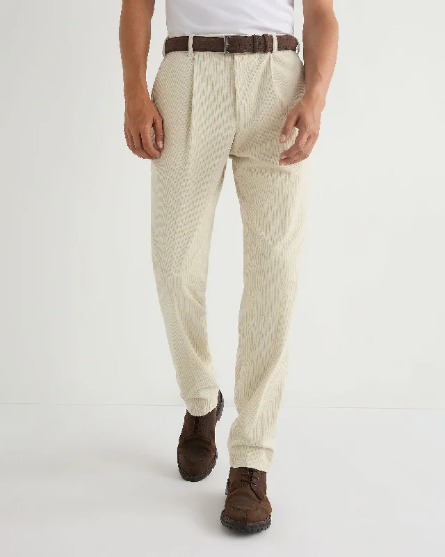 Men's Atrani Cord Pants Off White PRE-ORDER