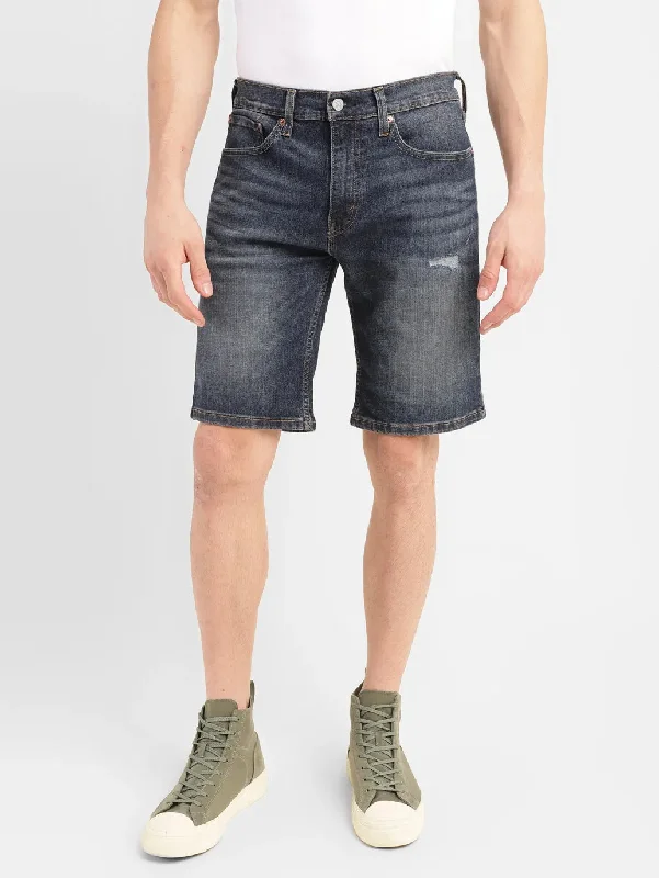 Men's Dark Indigo Regular Fit Shorts