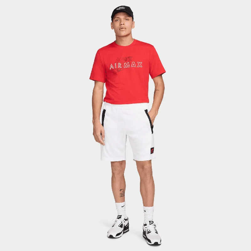 Nike Sportswear Air Max Shorts White / Black - University Red