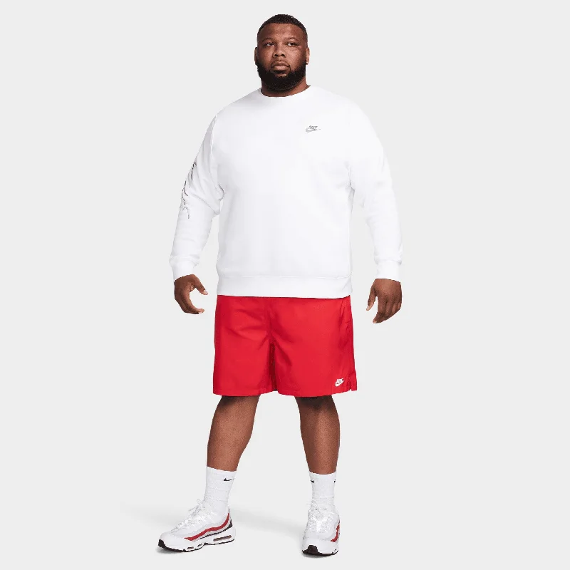 Nike Sportswear Club Flow Shorts University Red  / White