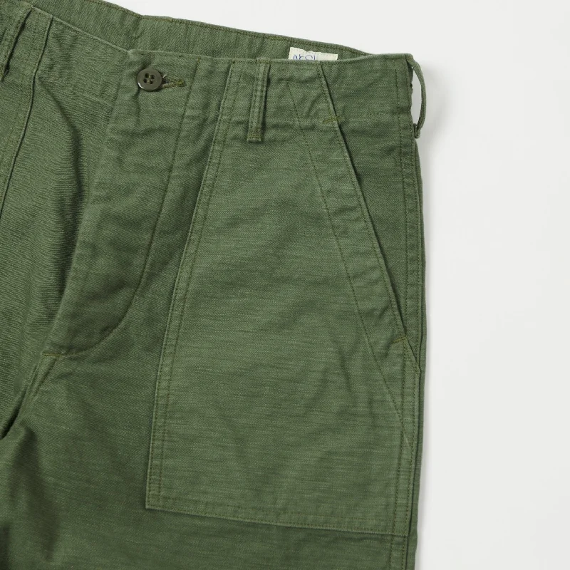 orSlow Regular U.S. Army Fatigue Pant - Olive Green