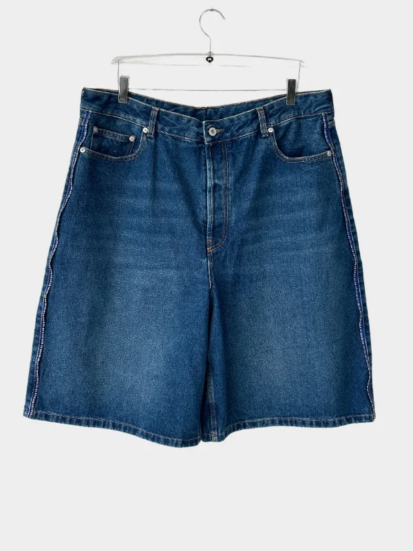 Oversize Denim Shorts