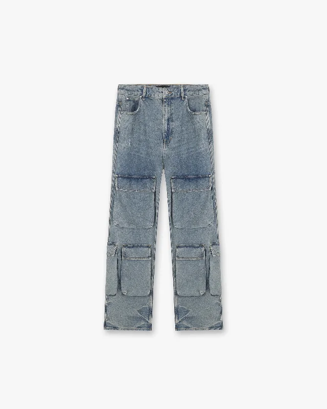 R3Ca Cargo Denim - Blue