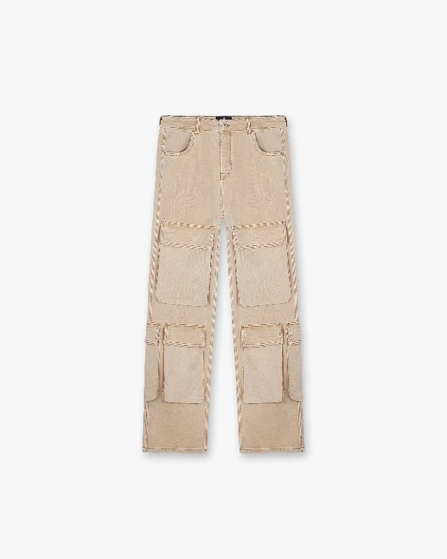 R3Ca Cargo Denim - Dirt Cashmere