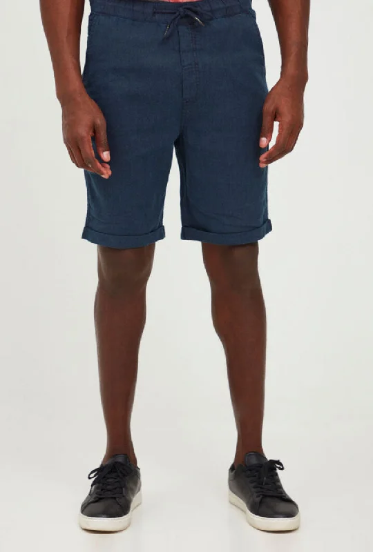 SOLID TRUC LINEN SHORTS