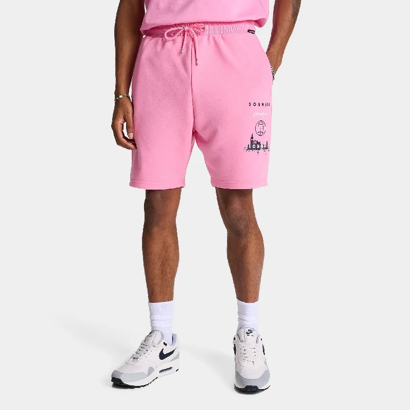 Sonneti Stack Logo Shorts / Sachet Pink