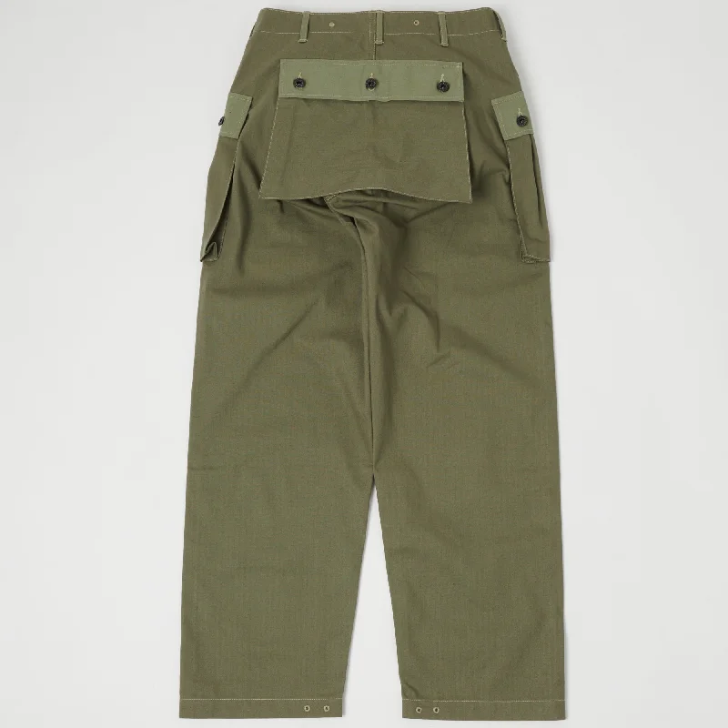 Warehouse 1097 USMC Herringbone Monkey Pant - Olive Drab