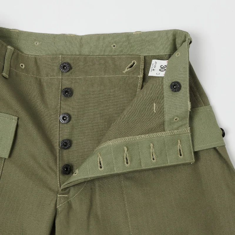 Warehouse 1097 USMC Herringbone Monkey Pant - Olive Drab