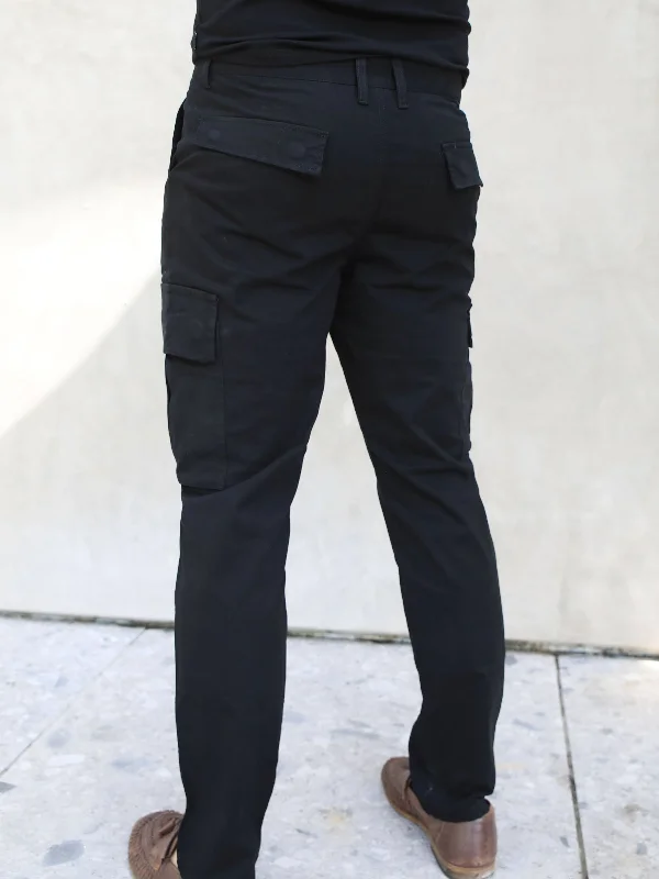 Cargo Trousers - Black