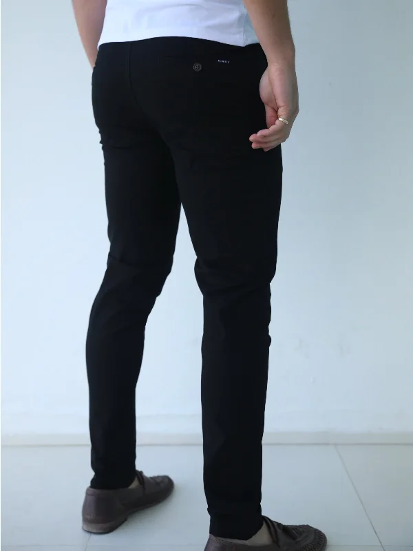 Stretch Chinos - Black