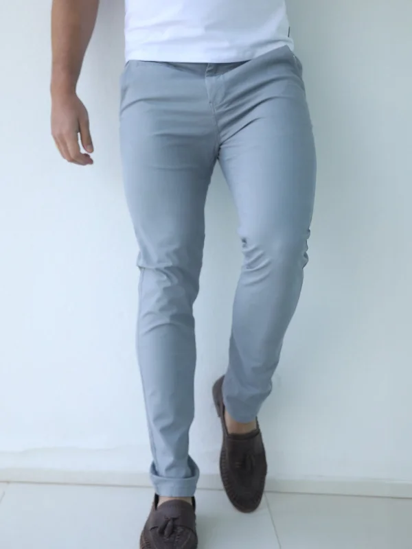 Stretch Chinos - Grey