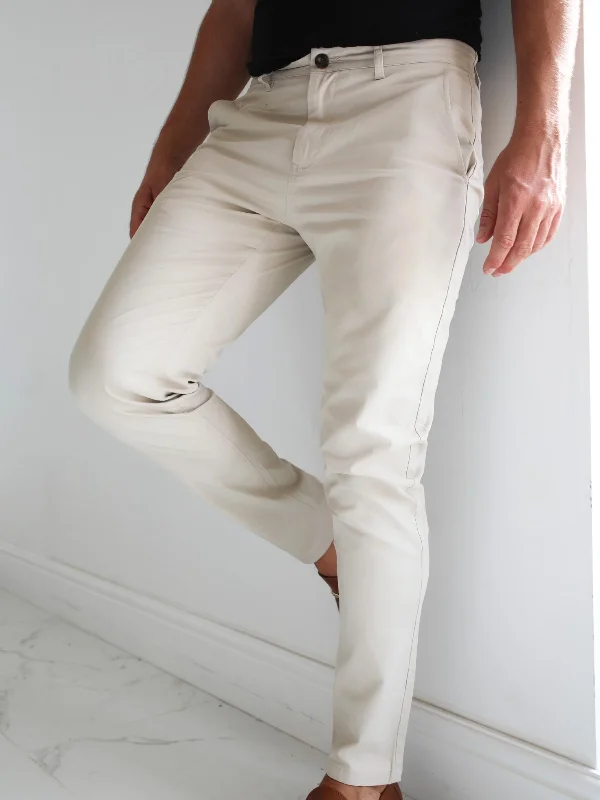 Stretch Chinos - Tan