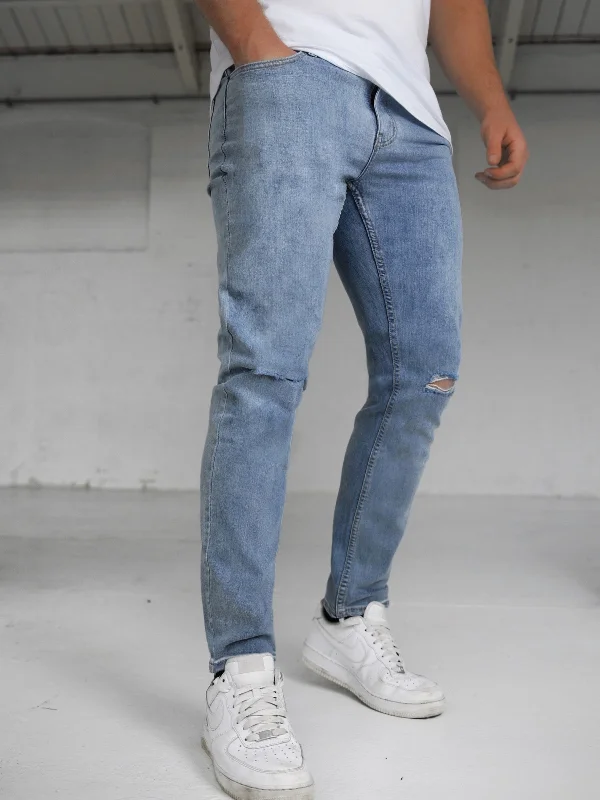 Vol. 9 Slim Ripped Jeans - Blue