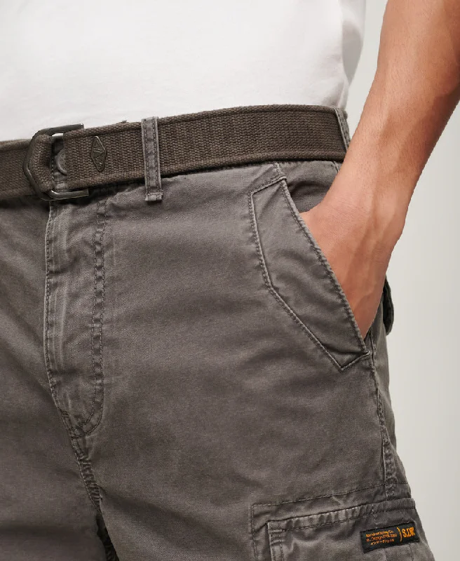 Heavy Cargo Shorts | Washed Grey