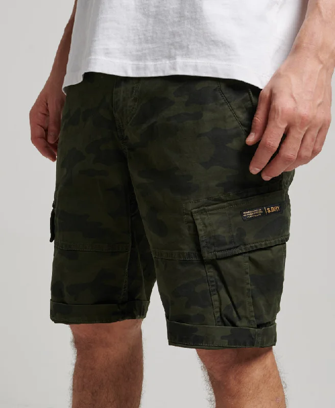 Vintage Core Cargo Shorts | Overdyed Camo