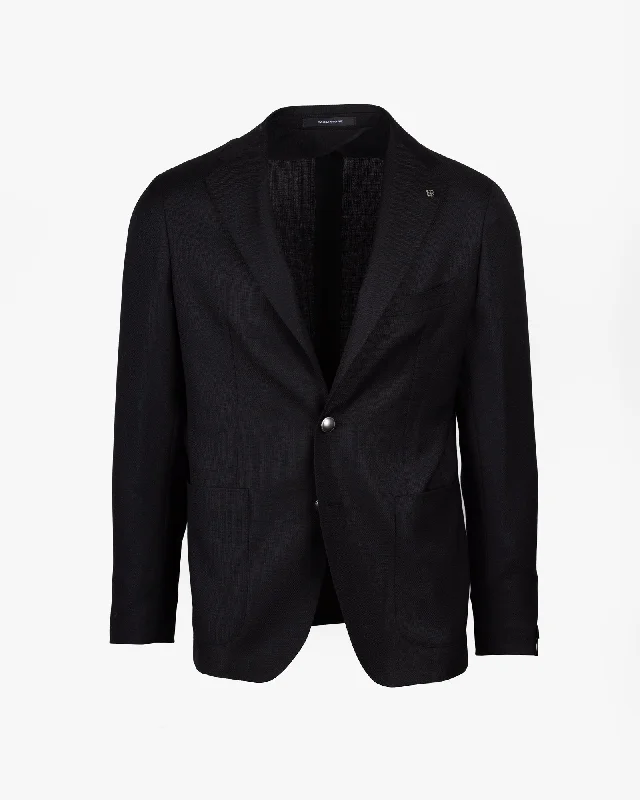 Montecarlo single-breasted Blazer - Black