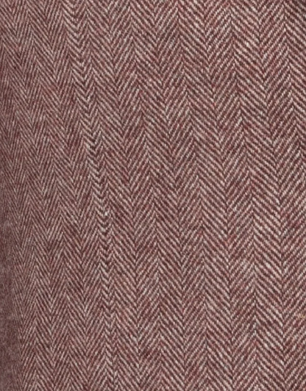 Batten Dusty Maroon Herringbone Blazer