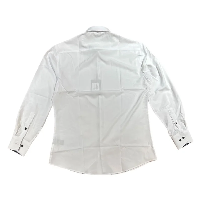 Bespoke Moda White High End Button Up Shirt