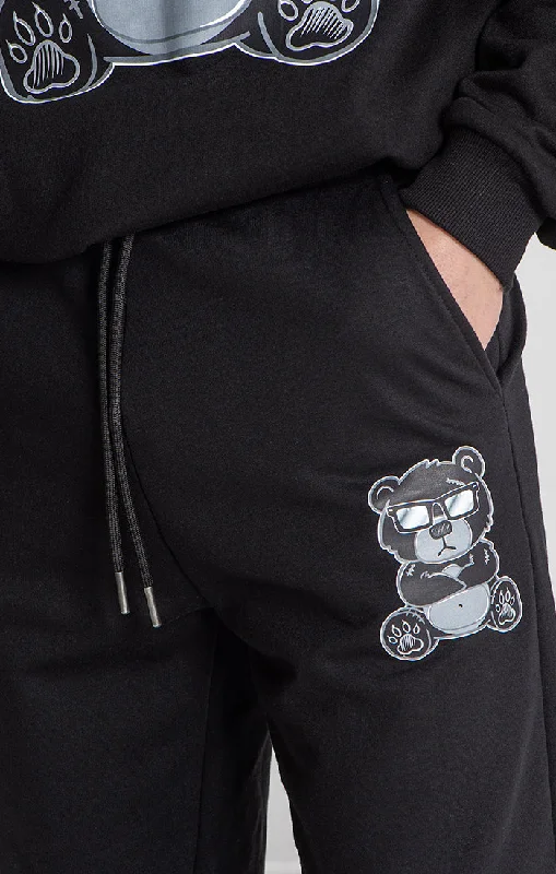 Black Mad Bear Joggers