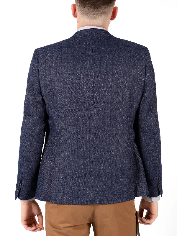 Blue Check Tweed Blazer