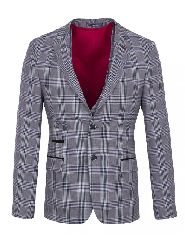 Blue Glen Check Blazer & Waistcoat