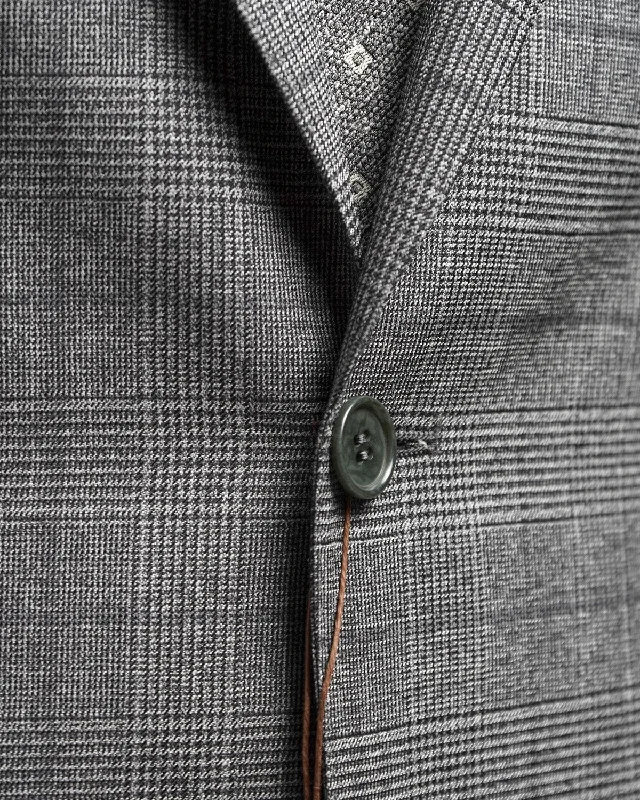 Prince Of Wales Super 130's Grey Suit