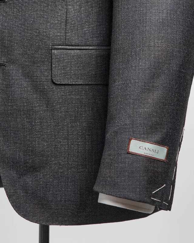 Surface Check Super 130's Gunmetal Grey Suit