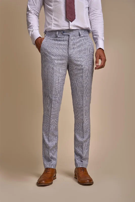 Cavani Caridi Sky Check Three Piece Suit