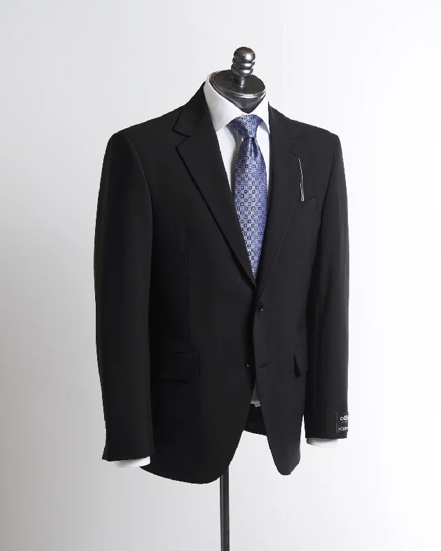 Gibson Attivo Bi-Stretch Black Solid Suit