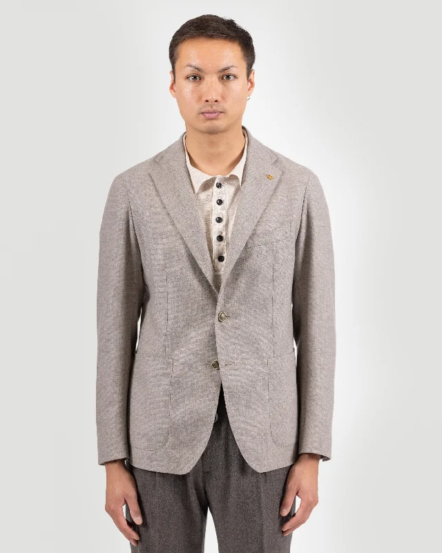 Dakar Cashmere Blazer - Taupe Grey